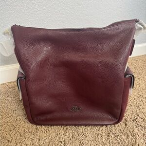 Coach Maroon Leather Crossbody Bag NWT